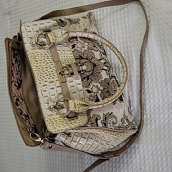 Beautifully Embroderided & Leather Sharif 1827 Satchel - Picture 8 of 14